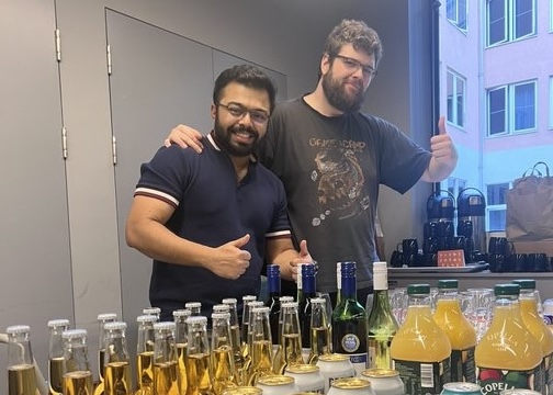 Cockney Kai drinks